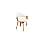 Solid Wood Swivel Chair Computer Chair Home Back Fabric Leisure Modern Fashion Simple Dining Chair Swivel Chair Office (Color : Sparks Fy 1)