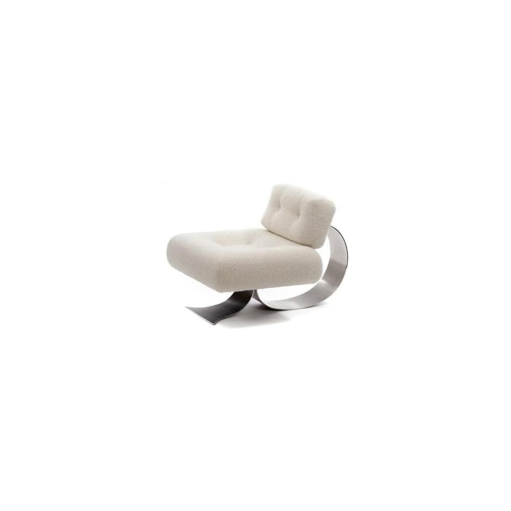 Modern Minimalist Recliner Chair – Comfortable, Stylish Lounge & Reading Chair for Living Room White Chair