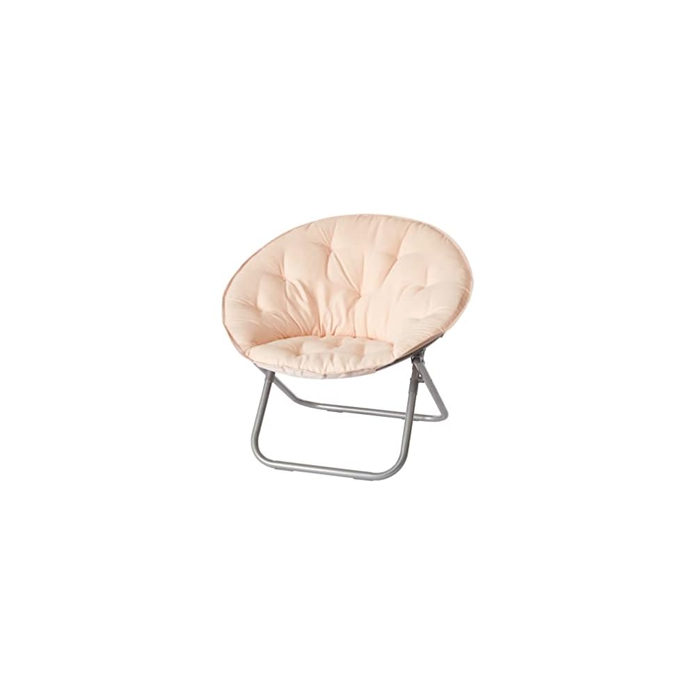 Urban Lifestyle Micromink Saucer Chair, Blush