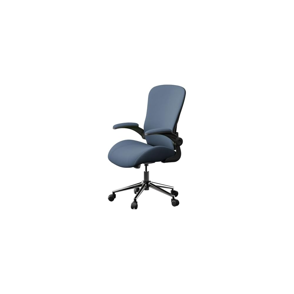 Kahki Ergonomic Office Desk Chair, Soft Fabric Thickened Curved seat Cushion with Adjustable Lumbar Support, Perfect Blend of Comfort and Good Looks, Ideal Chair for Home or Office, Khaki