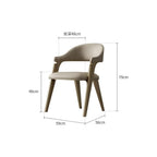 Dining Chairs Armrest Comfortable Dressing Table Chair Soft Backrest Furniture Living Room