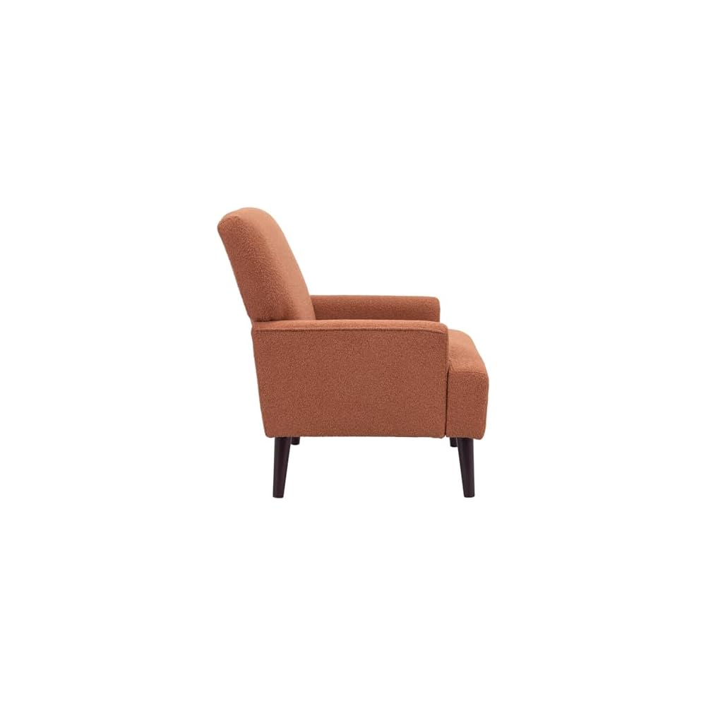 Picket House Furnishings Kiwi Boucle Orange Fabric Accent Chair