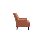 Picket House Furnishings Kiwi Boucle Orange Fabric Accent Chair