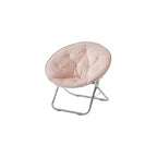 Urban Lifestyle Micromink Saucer Chair, Blush