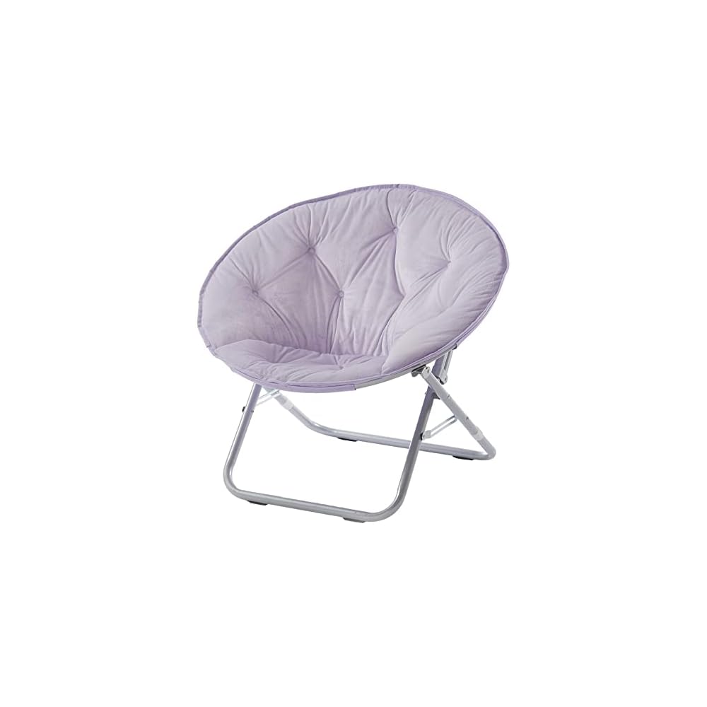 Urban Lifestyle Micromink Saucer Chair, Blush