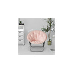Urban Lifestyle Micromink Saucer Chair, Blush