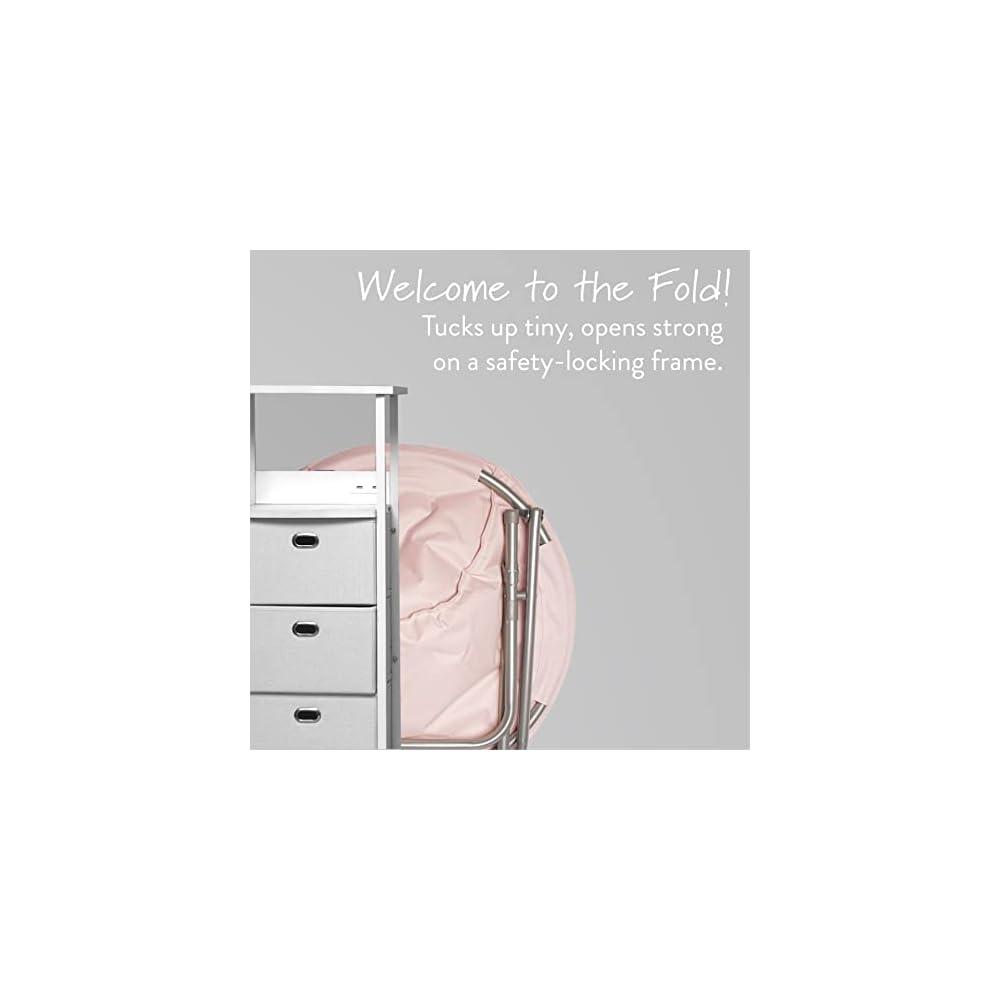 Urban Lifestyle Micromink Saucer Chair, Blush