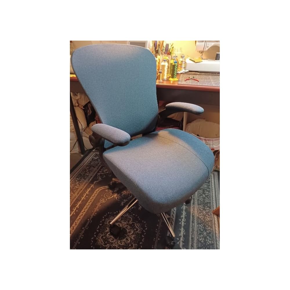 Kahki Ergonomic Office Desk Chair, Soft Fabric Thickened Curved seat Cushion with Adjustable Lumbar Support, Perfect Blend of Comfort and Good Looks, Ideal Chair for Home or Office, Khaki