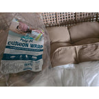 RADIATA Double Egg Chair with Ottoman, 2 Person Outdoor Wicker Loveseat