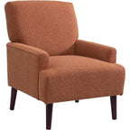 Picket House Furnishings Kiwi Boucle Orange Fabric Accent Chair